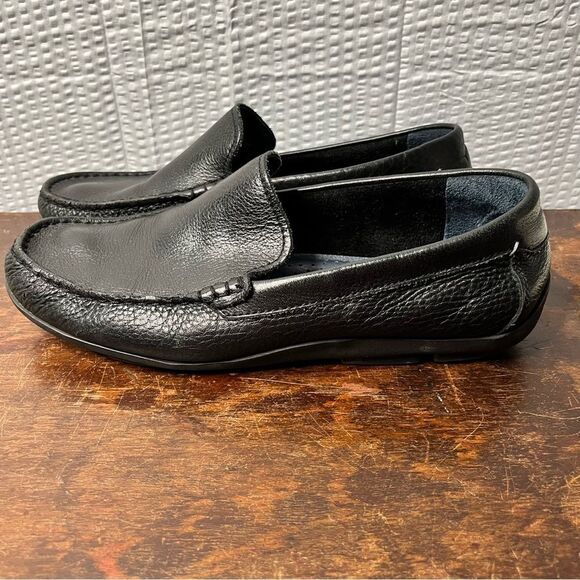 Tommy Bahama Nassau Venetian Black Leather Driving Loafers Size 8D - Picture 10 of 12